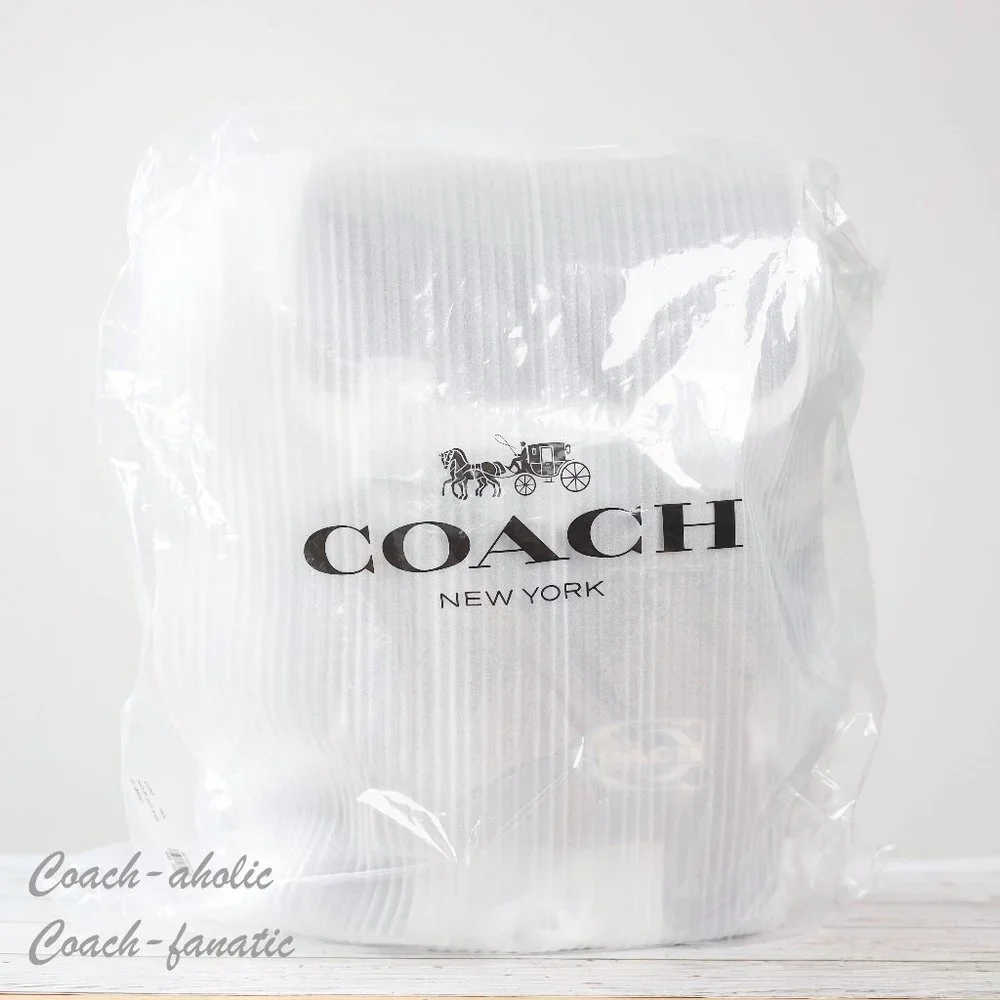 NWT Coach CL945 Track Backpack In Colorblock With Coach Stamp in Denim *SEALED*